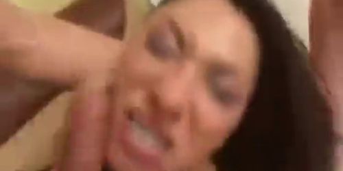 Latina freak destroyed in every holes !!