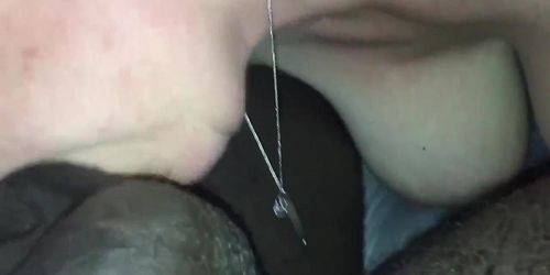 Big Titted Wife Sucking Her First Bbc Cock