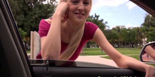 Real teen pulled and fucked for a free ride