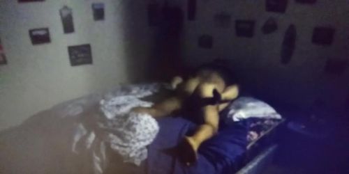 Wife cheating during party tells him to cum with her!