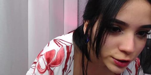 hottest 19 y o latina doll dances and fucks her pussy