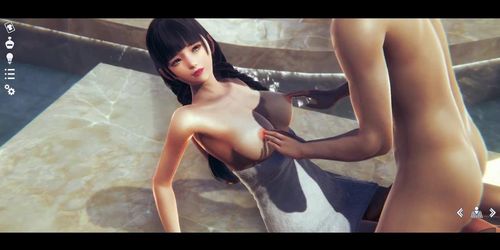 Honey select 2 Sexy bath time