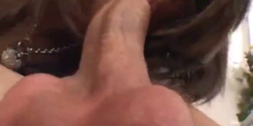 Intense Deep Throat and Gagging Blowjob