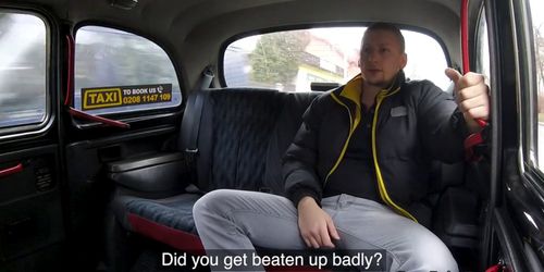 Euro boxer fucks blonde cab driver