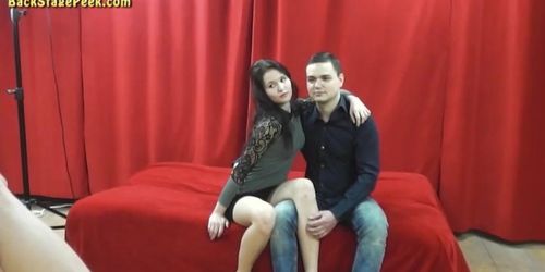 Petite Whore Opens Her Legs For A Stranger