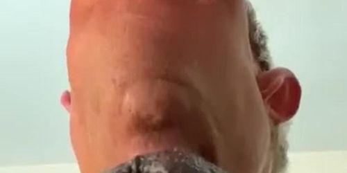 Amazing close up grandpa blowjob