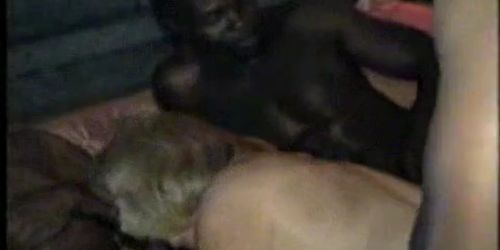 A black cock orgy for cuckold couples