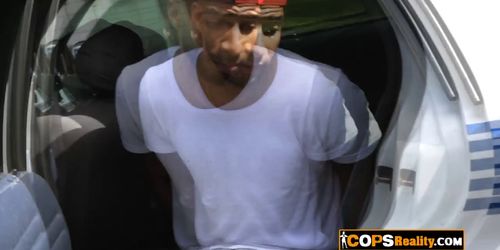 Black dude is arrested and then his BBC fucked two horny MILFs
