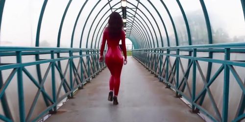 Marilyn Yusuf Part 3 - Red Latex Catsuit
