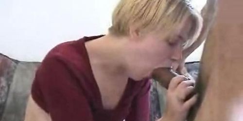 Alluring blonde girlfriend is fucked from behind