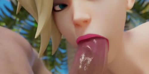 Mercy blowjob Overwatch