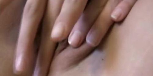 Amateur Blonde Teen Filmed In a Solo Pussy Masturbation