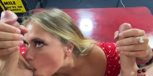 Cherry treats herself to 2 big cocks - 4K 60fps (Preview)