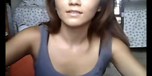 Cute teen tease on webcam