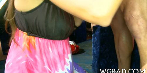 Racy fellatios for stripper - video 13