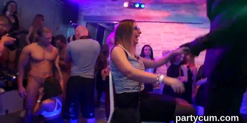 Nasty sweeties get absolutely insane and undressed at hardcore party