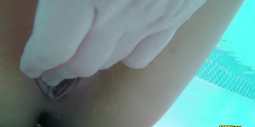 SCREWBOX - Elizabeth Jolie gets fucked rough in the pool (Valentina Paradis)