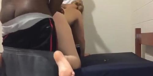 2 Black Homies Spitroast A White College Student