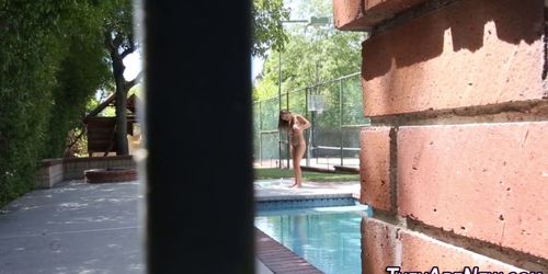 Pov first time teen fuck - video 1