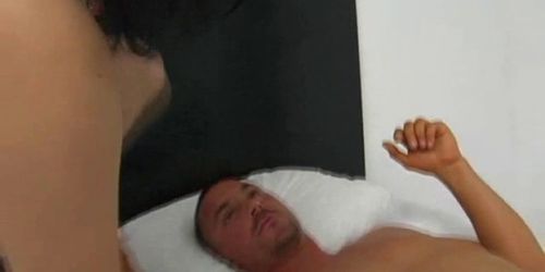 Pleasuring solo stud - video 12