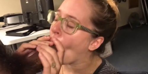 Horny Amateur Wife Puts Her Mouth To Work On A Black Cock Video