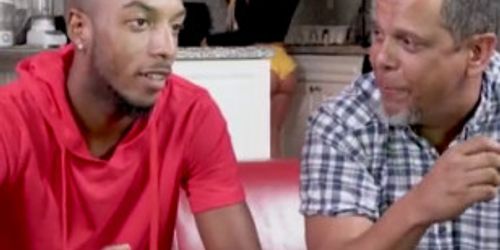 Bangbros - Sexy Daughter Rides Big Black Dick Behind Daddy'S Back