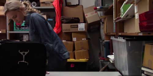 Emma Hix giving the LP Officers cock a blowjob