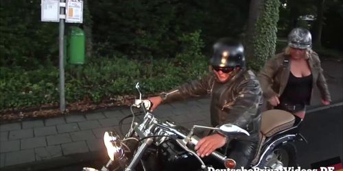 Blonde Bbw Fucks a Biker