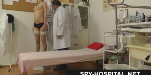 Deviated older doctor runs a hidden cam in womens clinic