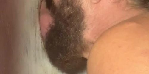 Glory Hole Deep Throating A Verbal Bull Knob Dick