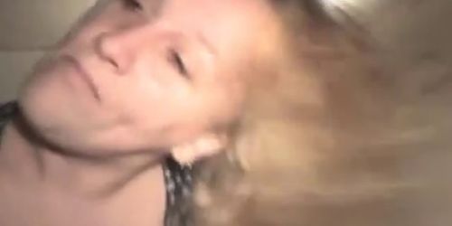 Chubby Blonde Crack Whore Sucking On Shaft Point Of View