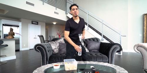 Kinky teen sucks and gets fucked rough