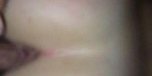 Girlfriend gets dick from behind