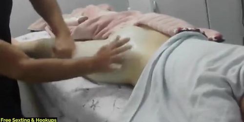 Hidden camera catches wife in massage session - Tnaflix.com