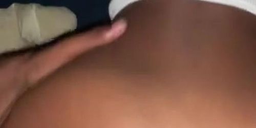 18 year old ebony couple creamy backshots