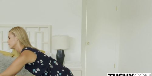 TUSHY Babysitter Kelsi Monroe Gets Anal at Work