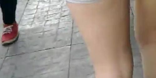 Lechazo a pendeja en la calle