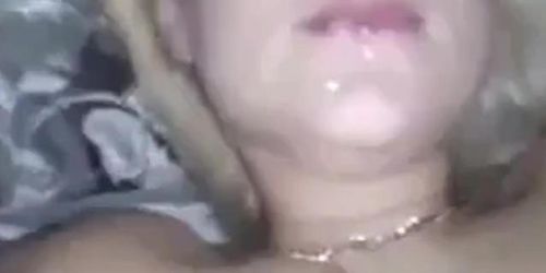 Friend cumshot in my girls mouth