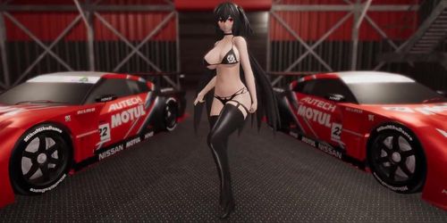 Azur lane Taihou Race Queen MMD