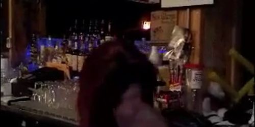 Drunk Girl Doing A Striptease