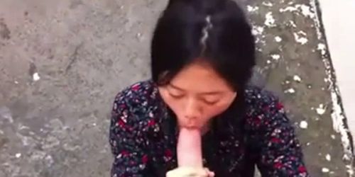 Chinese petite with big white dick compilation