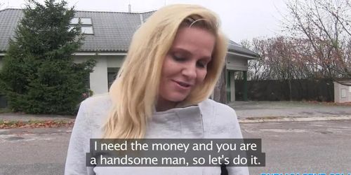 PublicAgent Desperate MILF Fucks for a Job