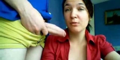 French Girl Sucking Cock on Cam  crankcamscom