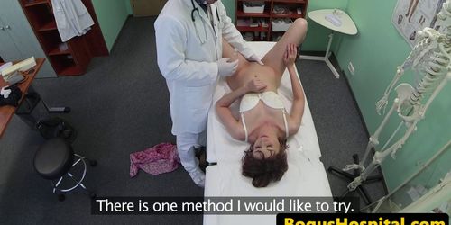 Doctor drills patients wet pussy