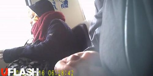 Dickflash for Teen on Bus