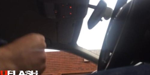 Car flash for blonde