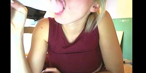 Dildo Blowjob