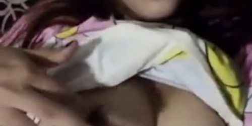 Hot Thai Teen Playing her Tits (thai_student )