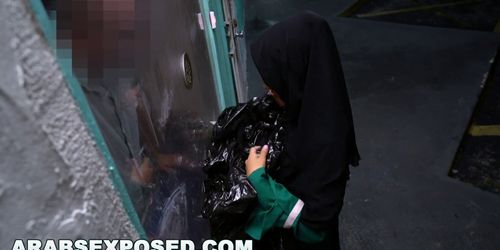 ARABS EXPOSED - Beautiful Muslim Refugee Needed A Helping Hand