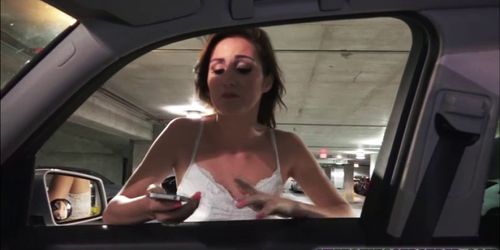 Hot hitchhiker Renee gets fucked by dude (Renee Roulette)